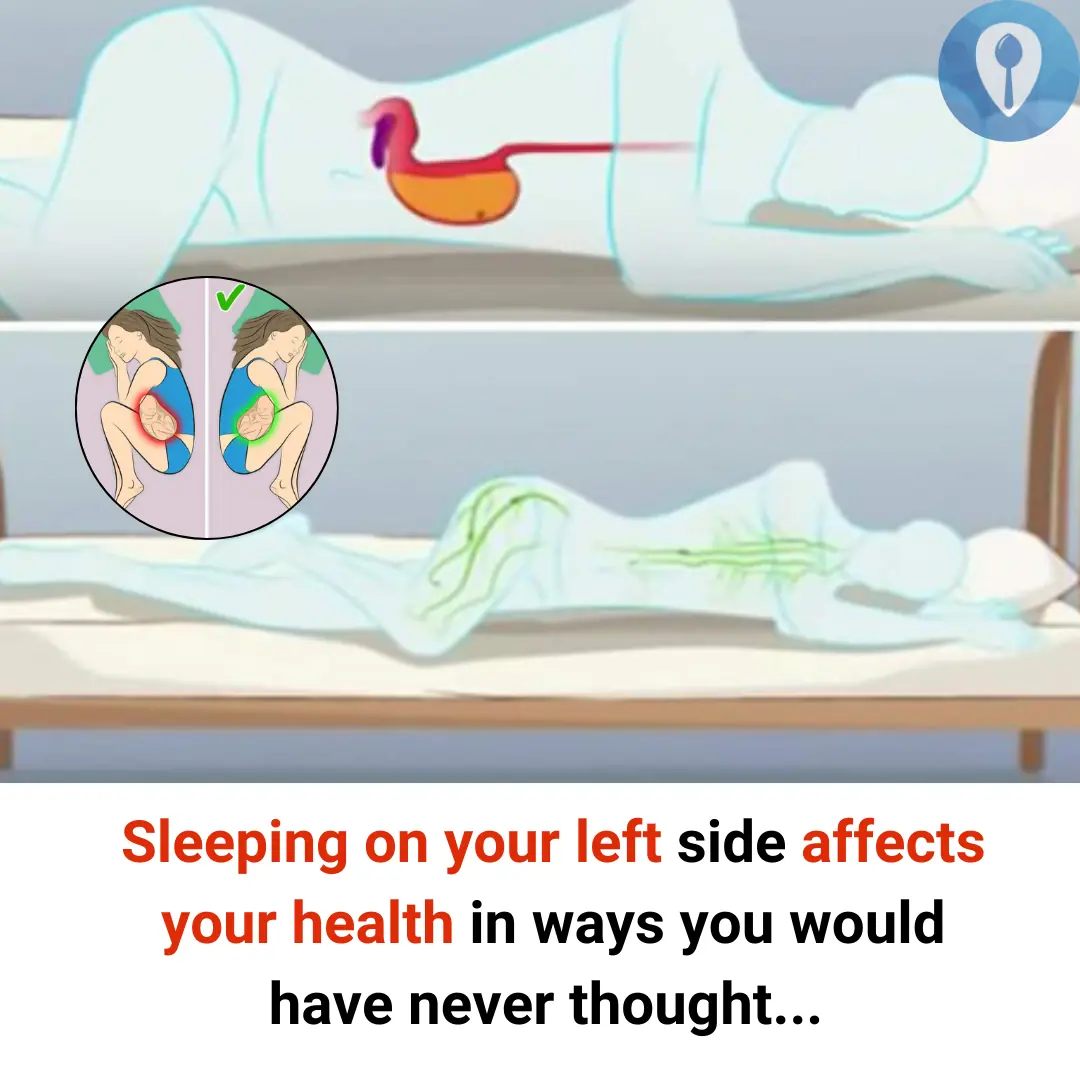 Sleeping on your left side affects