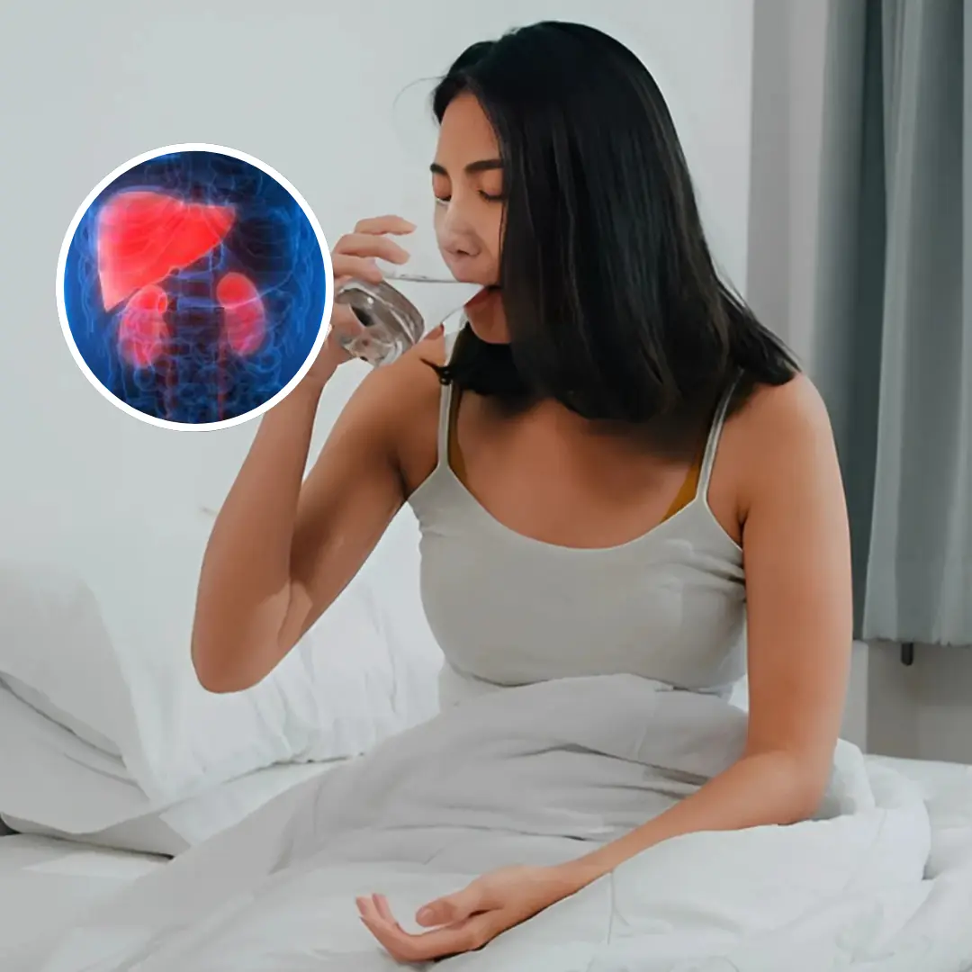 People who regularly drink water before going to bed, their liver and kidneys will be different from normal people