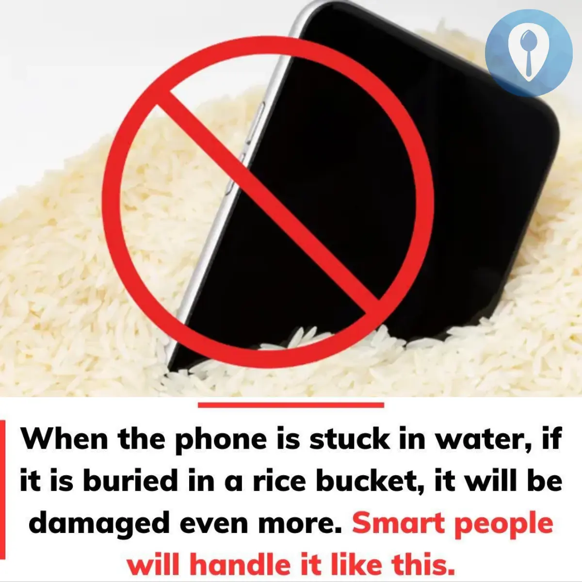 Good tips for handling a phone stuck in water