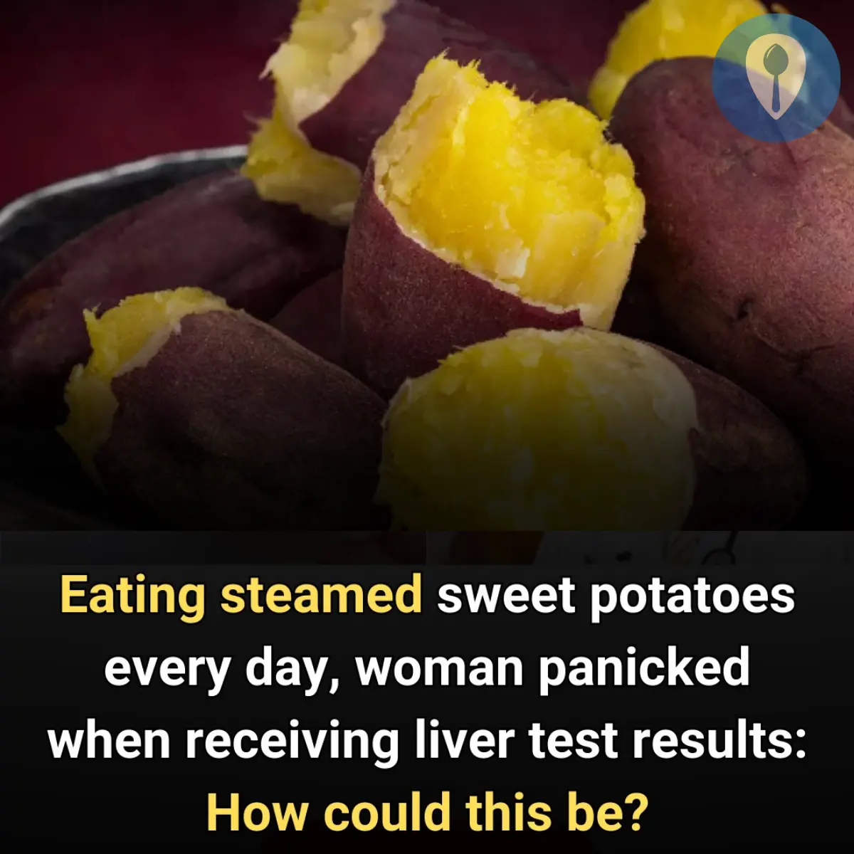 Eating steamed sweet potatoes every day