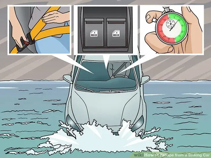 How to Escape Safely When Your Car Plunges into Water?