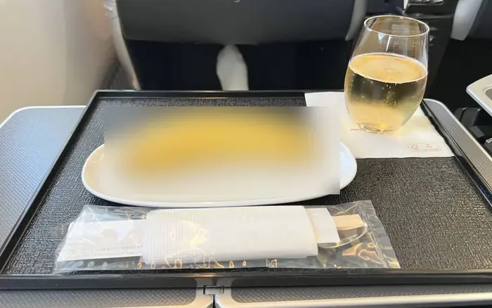 Business Class Breakfast Shocks Passengers with an Unbelievable Serving—Made Worse by Chopsticks