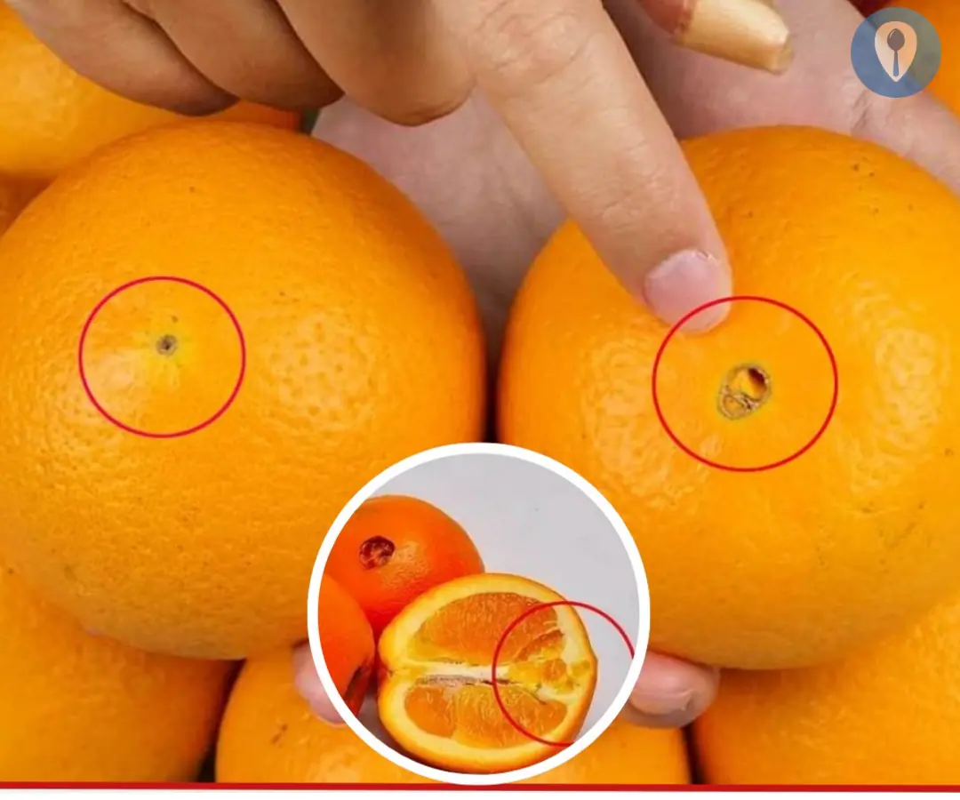 When buying oranges, just be observant and you can choose delicious, juicy fruits