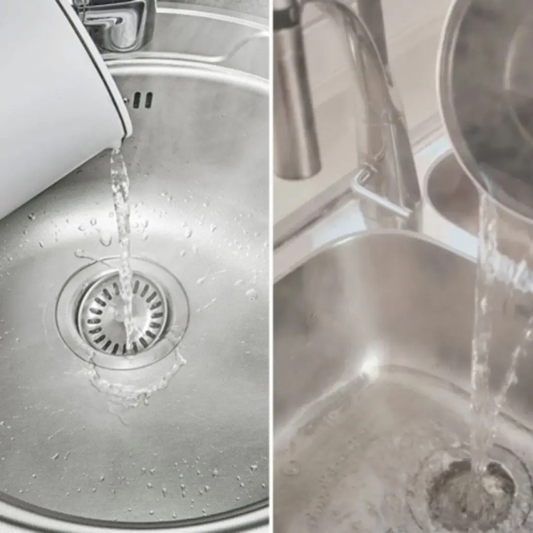 Pouring hot water down the sink, thought to be good, turns out to have 2 big dangers, many people don't know this