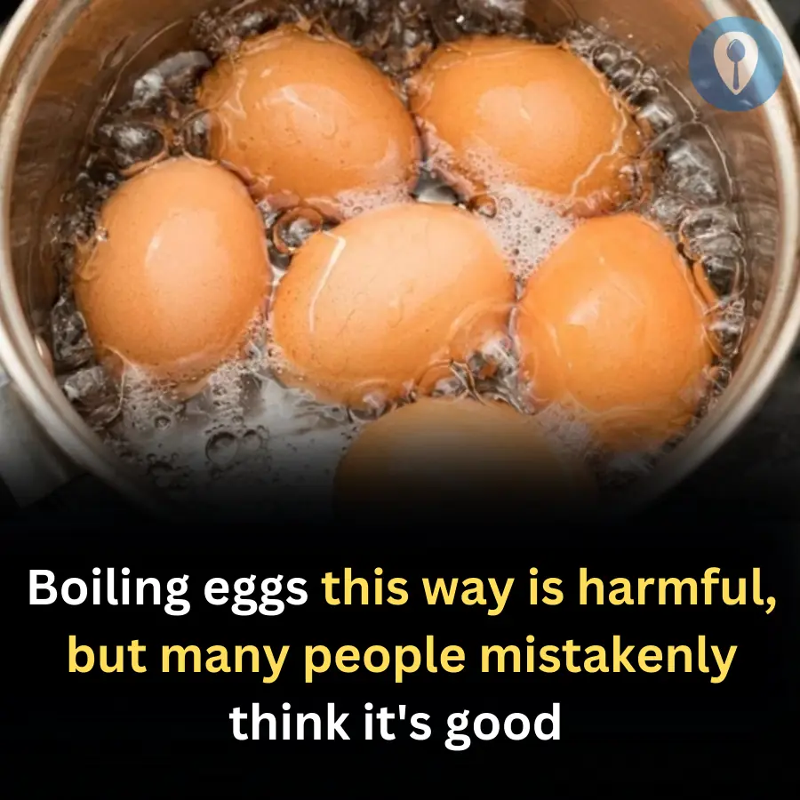 Don't boil eggs like this anymore.