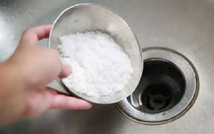 The amazing effects of pouring salt down the drain