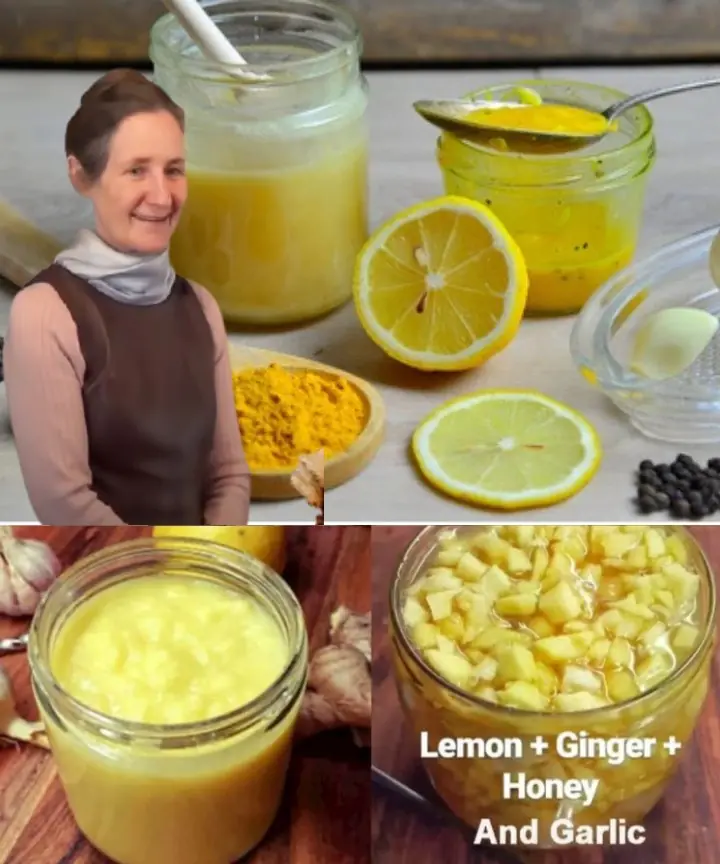 The Ultimate Health Boosting Recipe with Honey, Lemon, Onion, Garlic, and Ginger