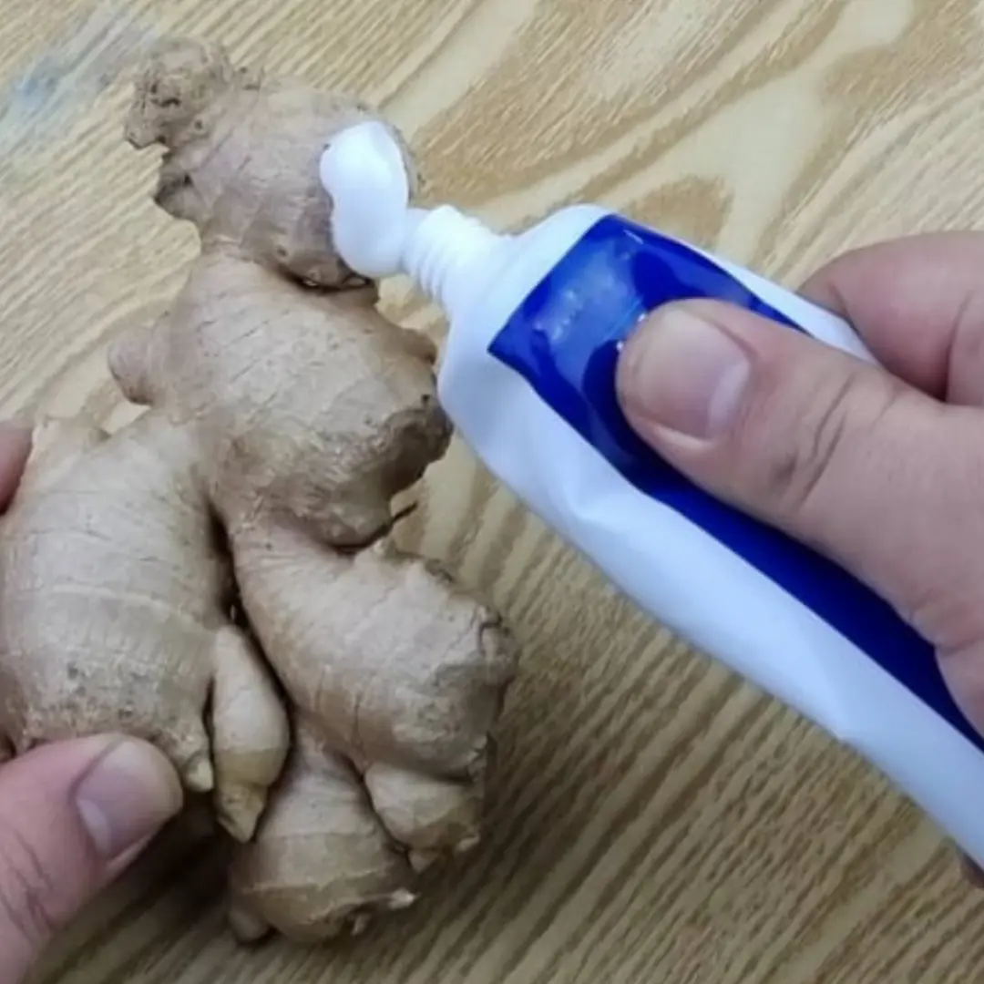 Mixing toothpaste with ginger: A useful tip that everyone needs