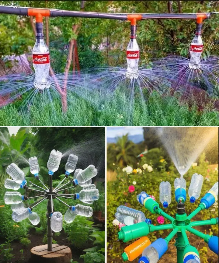 DIY Magic: Build a Rotating Irrigation System from Recycled Bottles