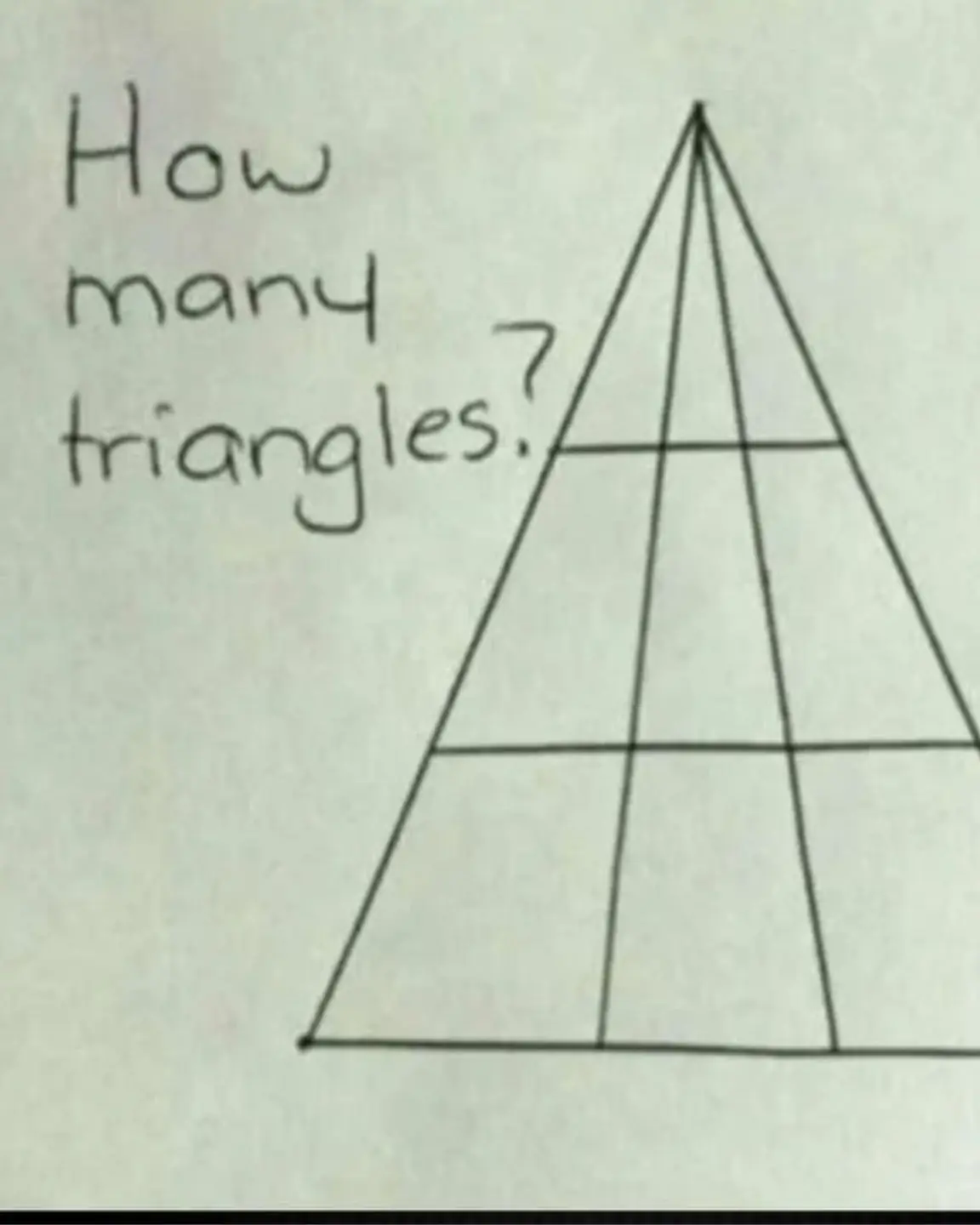 How many triangles?