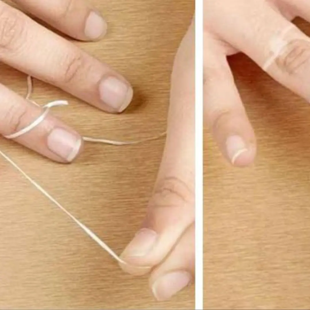 How to remove a tight ring on your hand easily without lube