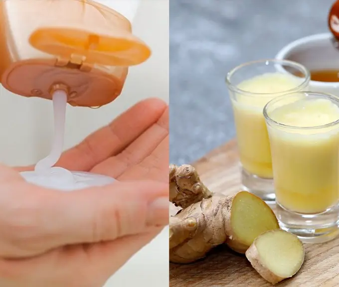 Some ways to care for hair with ginger