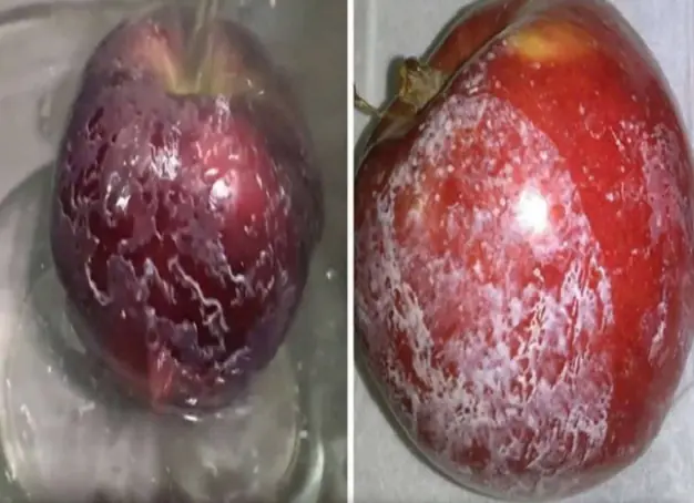 How to effectively remove the wax layer on apples