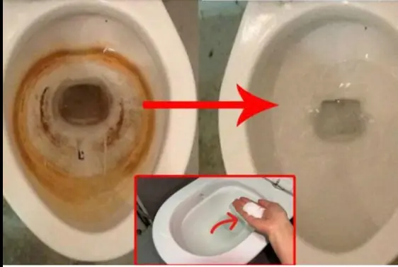 Quick toilet cleaning