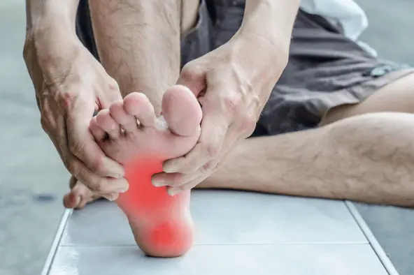 5 signs of the feet