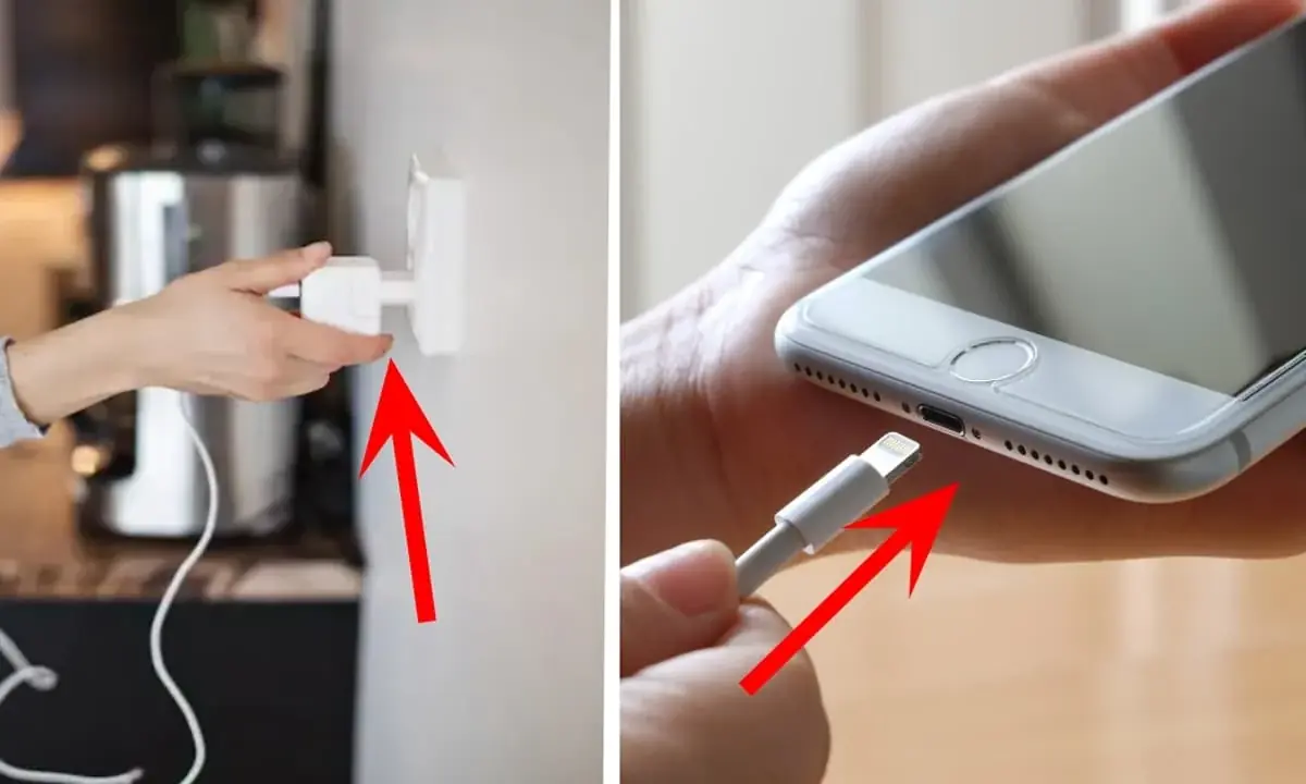 Should you plug the phone in first or the charger first?
