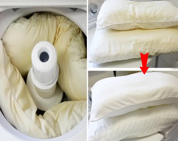 Tips for cleaning yellow pillow cores with tiny mold spots