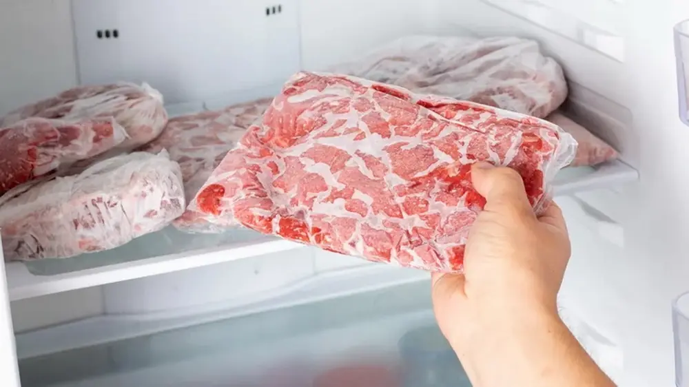 How long can frozen meat be kept?