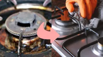 Tips to clean rust on gas stoves easily