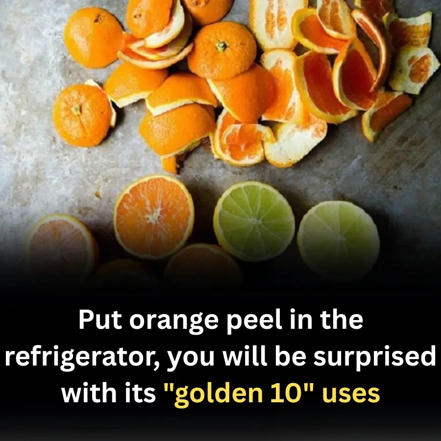 Put orange peel in the refrigerator, you will be surprised with its "golden 10" uses