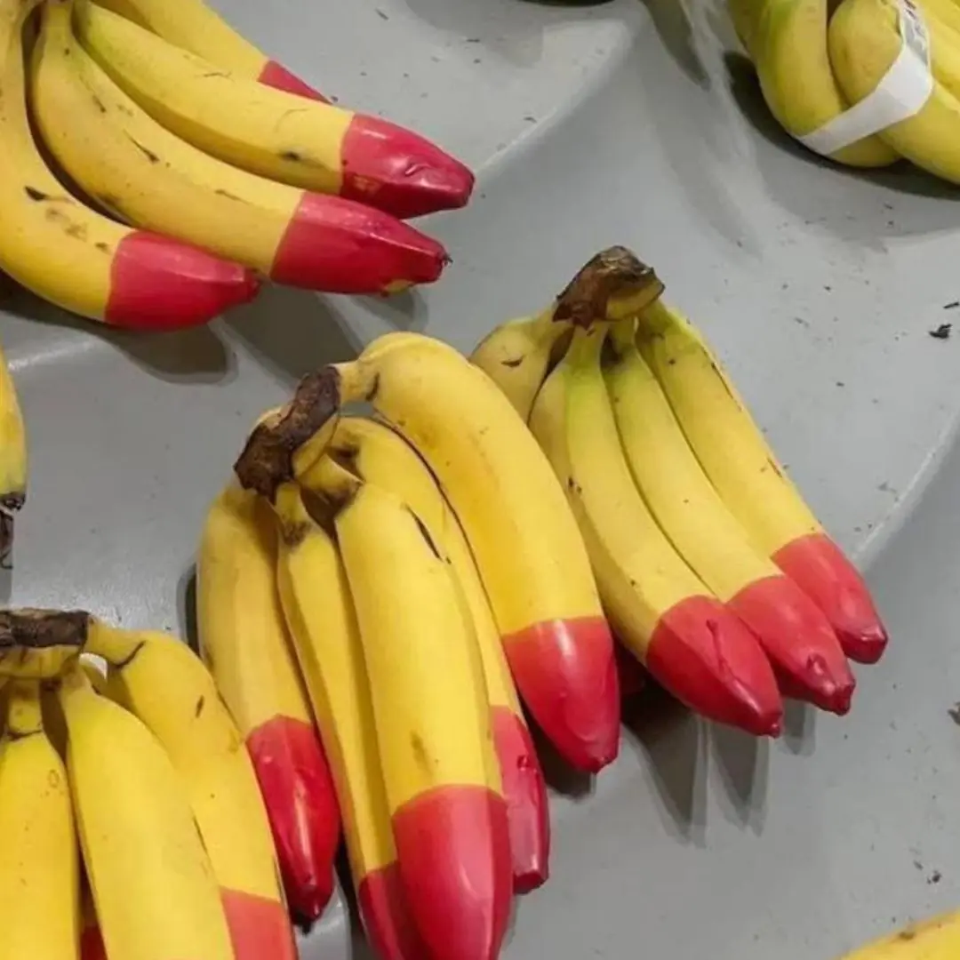 Ever seen red-tipped bananas in Europe? Here’s why they look that way