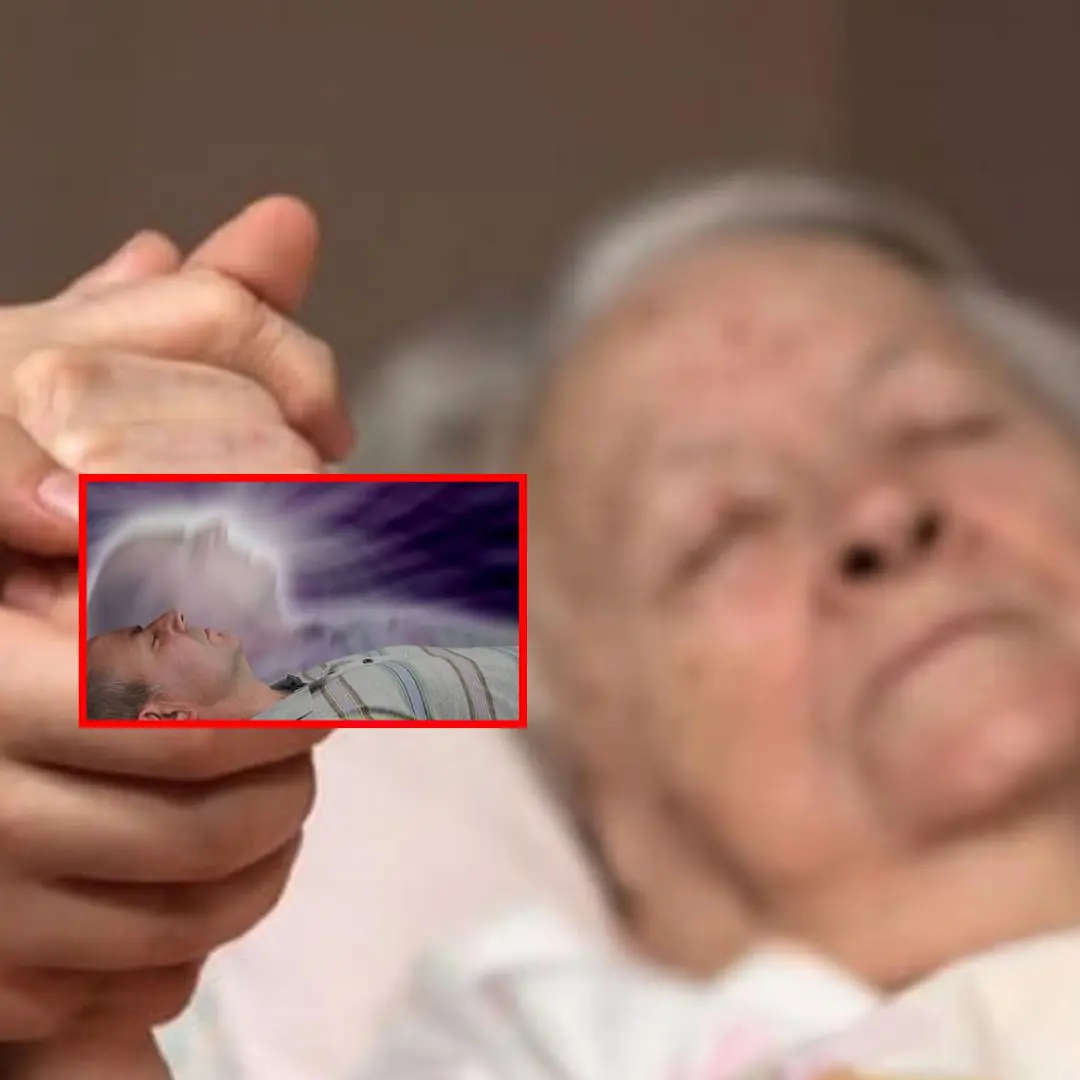 Why do old people often shed tears before they die?