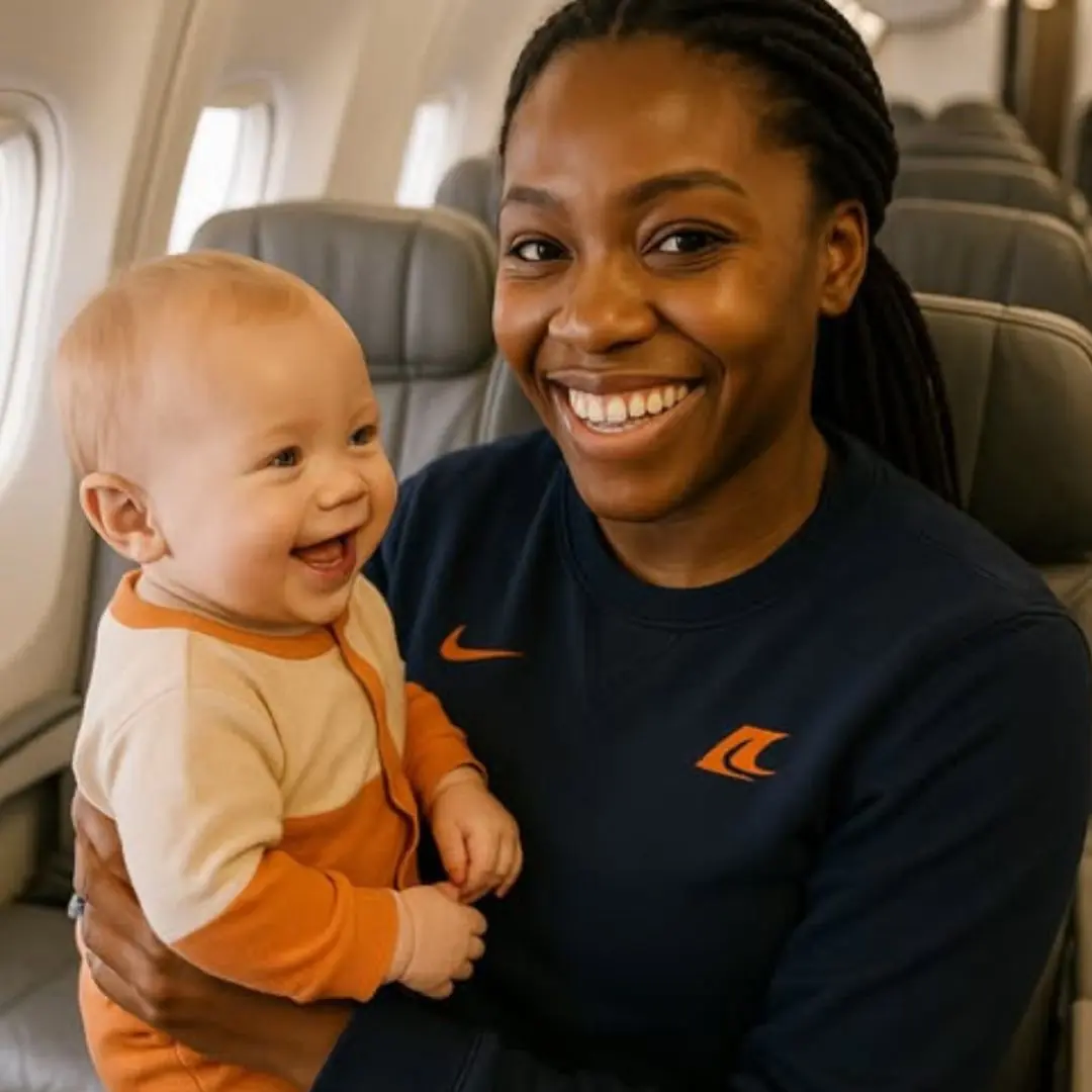 How a baby aban.doned on a flight led to a new family and a new beginning