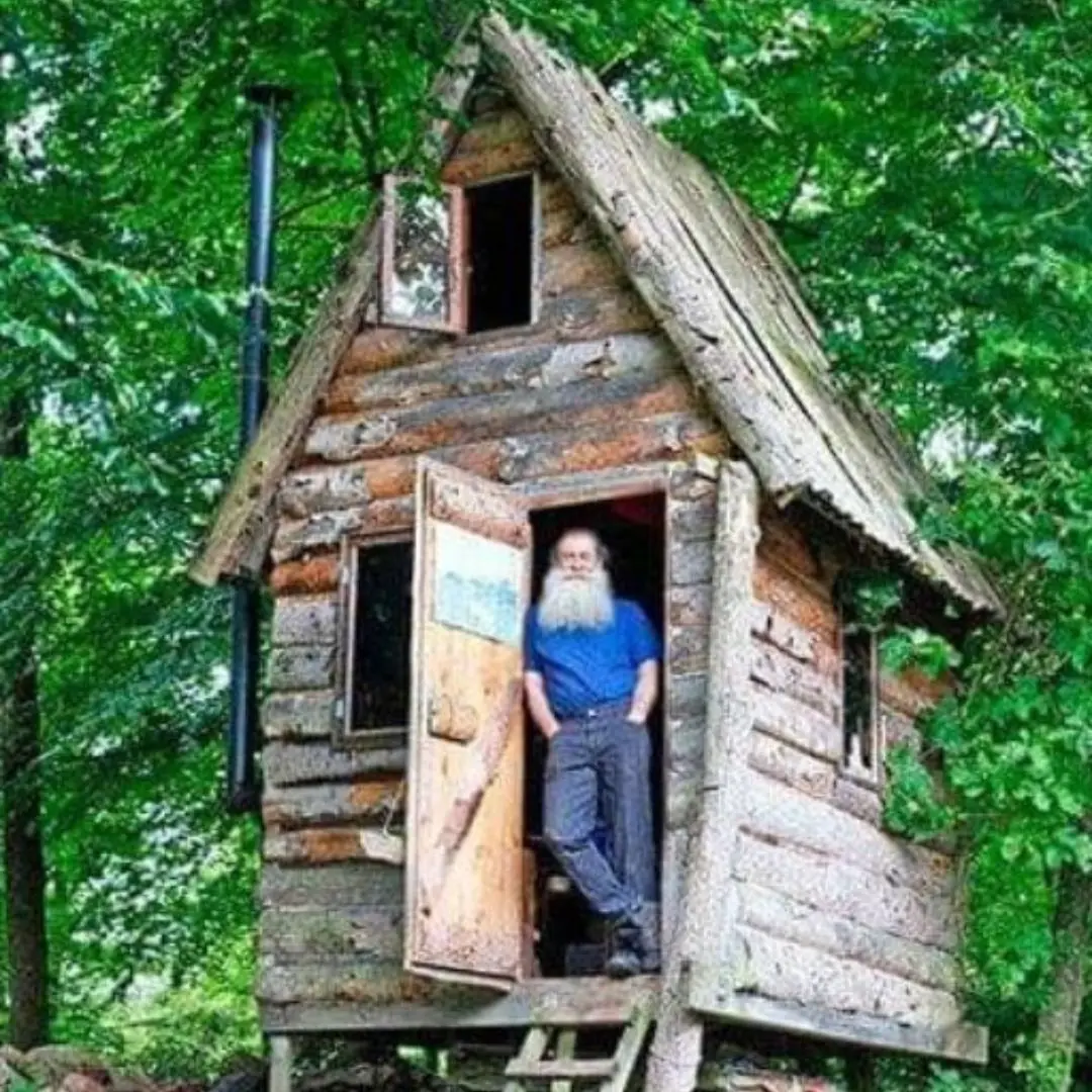 After grandma pas.sed, grandpa found peace in his old cabin - far from home