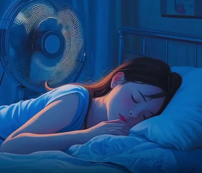 What really happens to your body when you sleep with a fan on?