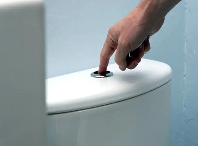 When flushing the toilet, never do these 4 things!