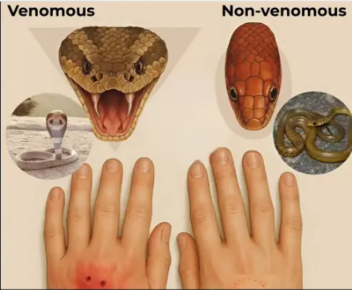 When bitten by a snake, you should do these things first