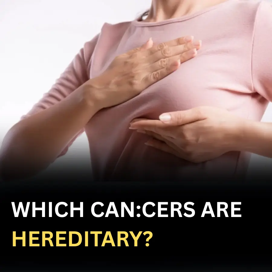 Which canc.ers are hereditary?