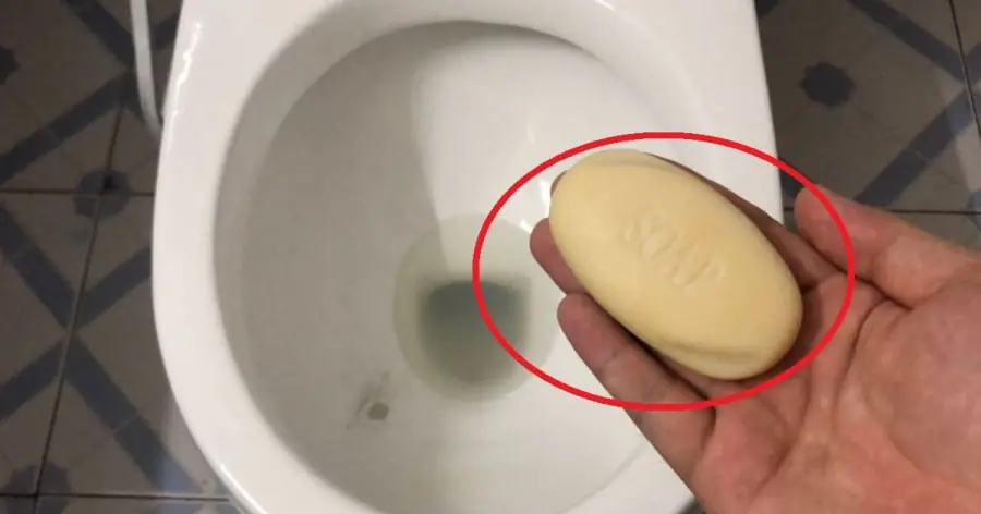Try dropping a bar of soap into your toilet tank