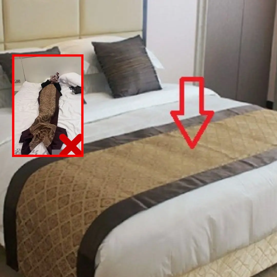 Why do hotels always have a cloth across the bed: Many people don't know what its purpose is used for