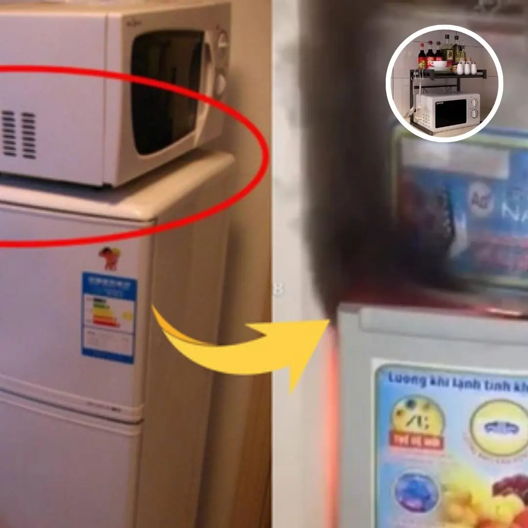 Never place your microwave in this spot if your kitchen is small — it’s bad for you and bad for the machine!