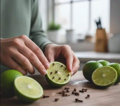 Put this thing in a lemon and put it in the corner of the house