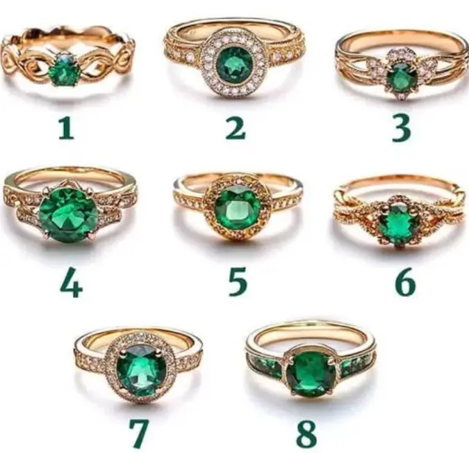 The ring you pick will reveal your truest trait