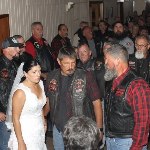 Bikers Blocked My Daughter’s Wedding Doors And Refused To Let Anyone Inside