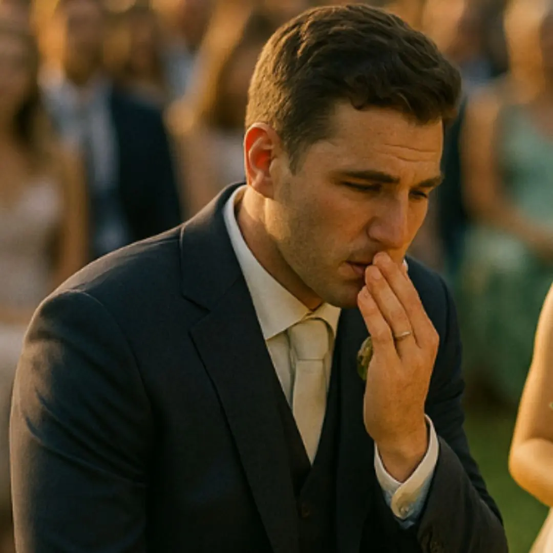 Five years after my wife was gone, my little girl and I showed up at my best friend’s wedding. The moment he lifted the bride’s veil, my chest caved in