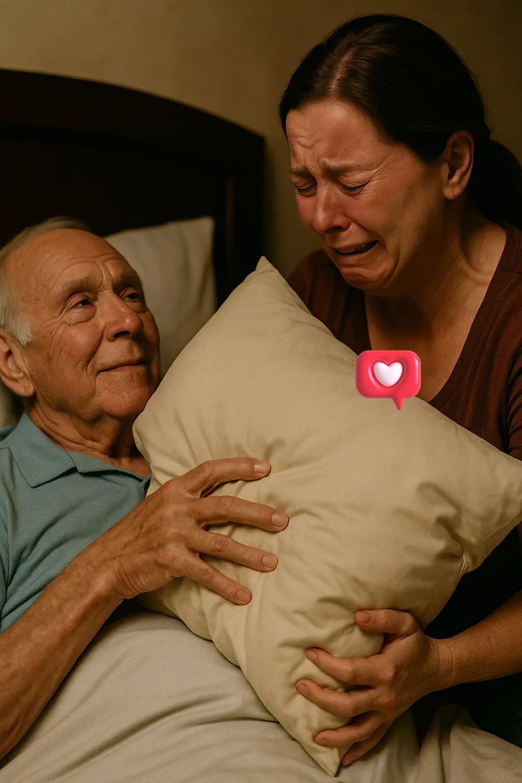 My father-in-law had no pension. I cared for him with all my heart for 12 years.