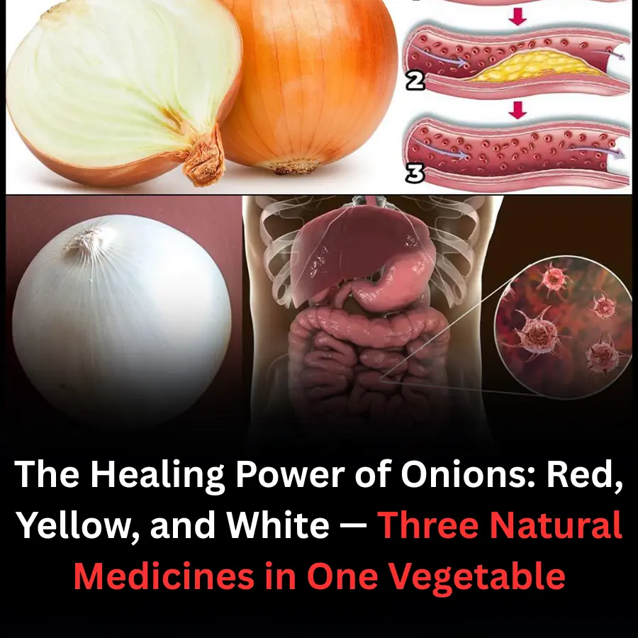 The Healing Power of Onions: Red, Yellow & White — Three Natural Medicines in One Vegetable