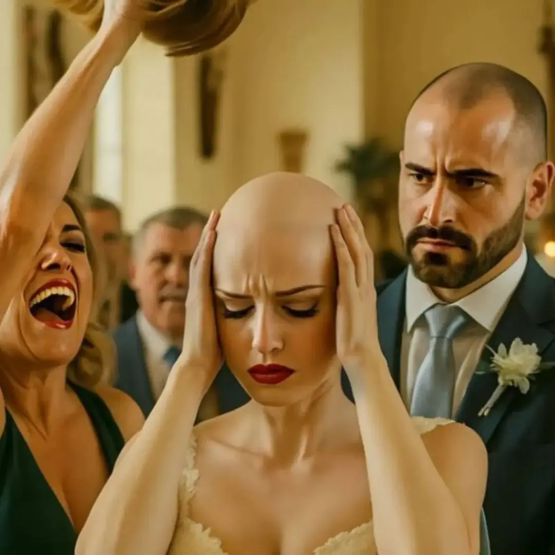 During the wedding, my mother-in-law came up to me and ripped my wig off, showing all the guests my bald head: but then the unexpected happened