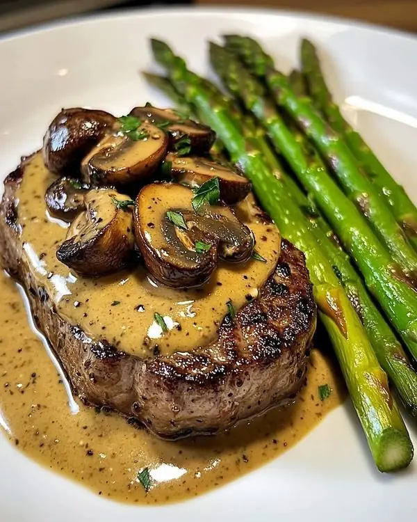 Elevate Your Plate with Steak, Mushrooms & Asparagus