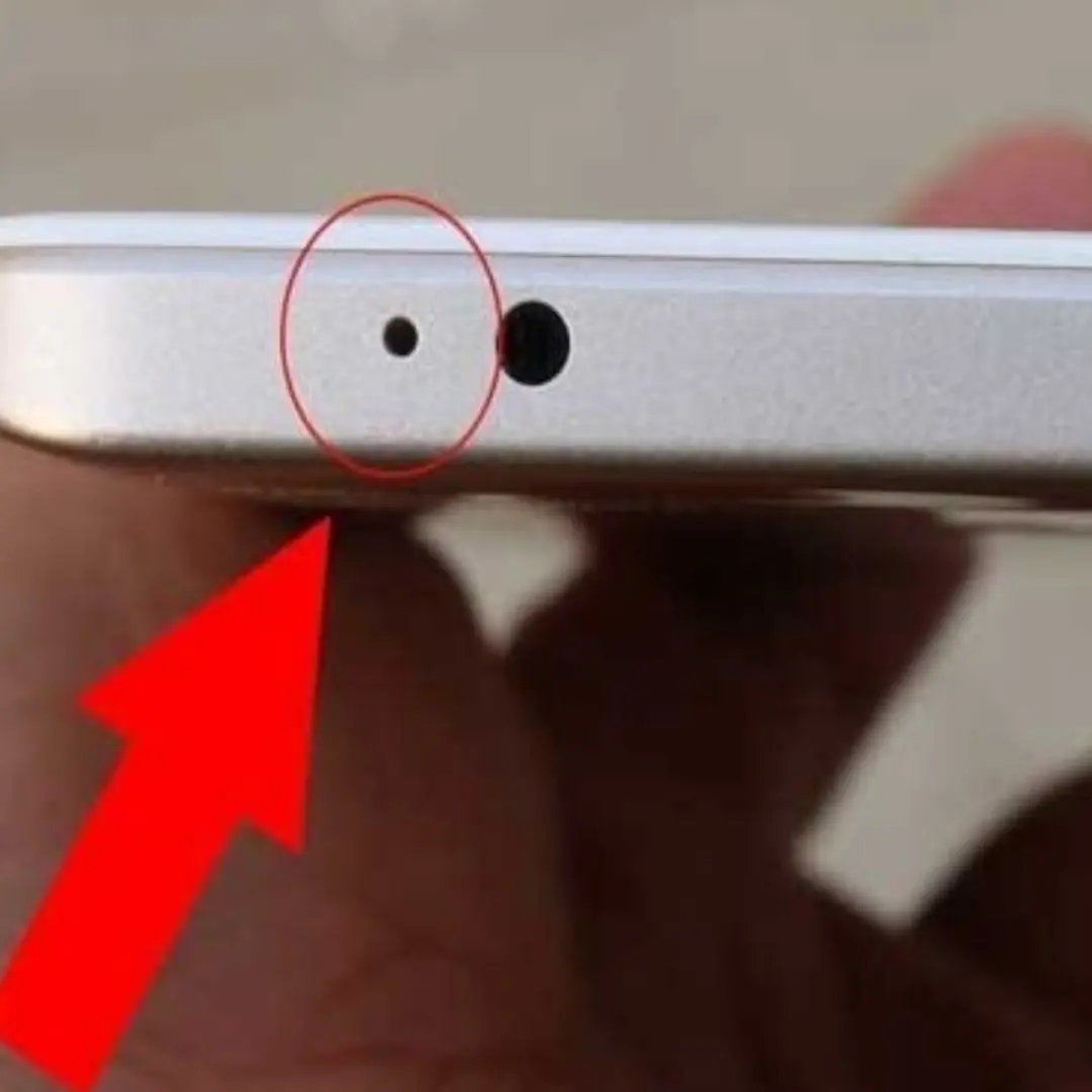 The small round hole in the phone has a very important function