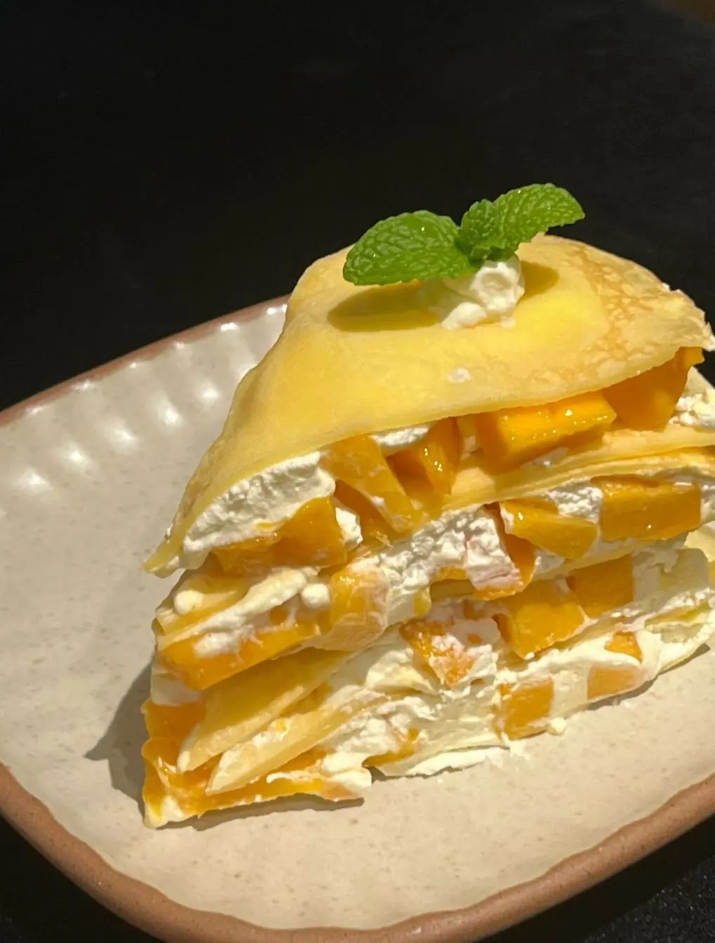 Mango Crepe Roll Cake – Soft, Creamy & Dreamy