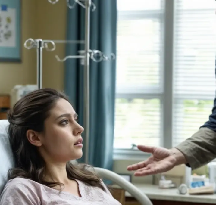 “Where’s the money? Where did you hide it?” Lev screamed. “The operation won’t help you anymore. You won’t get better! But mom needs to go on vacation.”