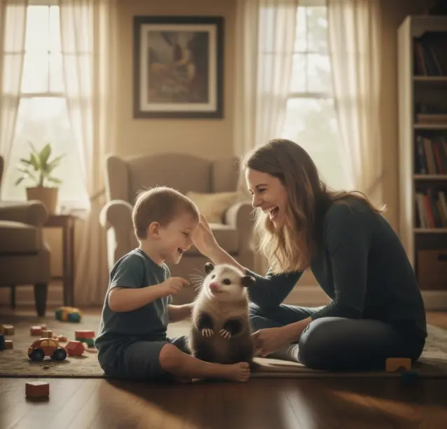 Mom Stifles Laughter As Little Boy Shows Off “Very Cute Animal” He Found