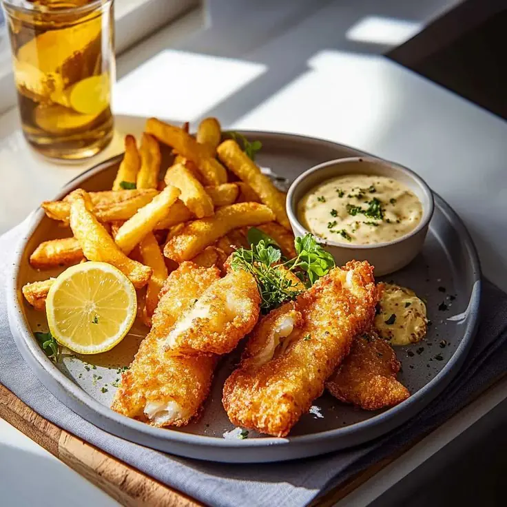 Crispy Golden Fish & Chips