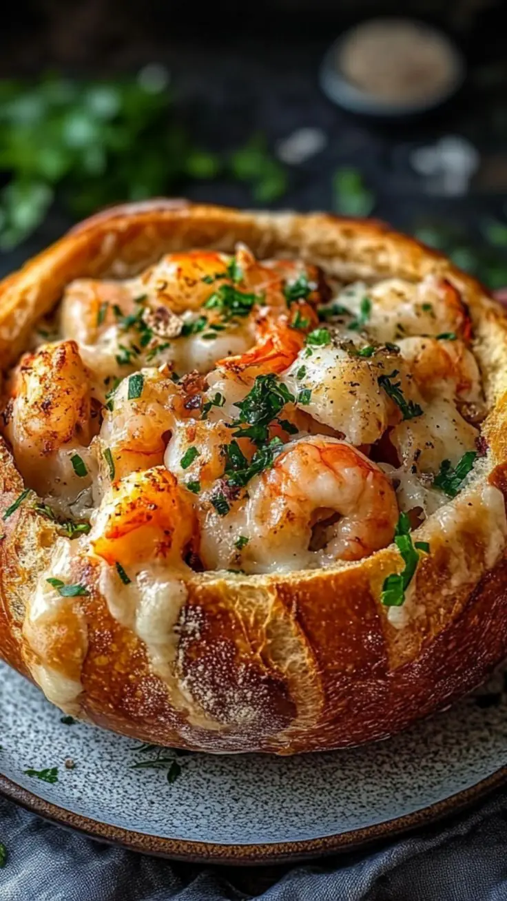 Seafood Chowder Bread Bowl
