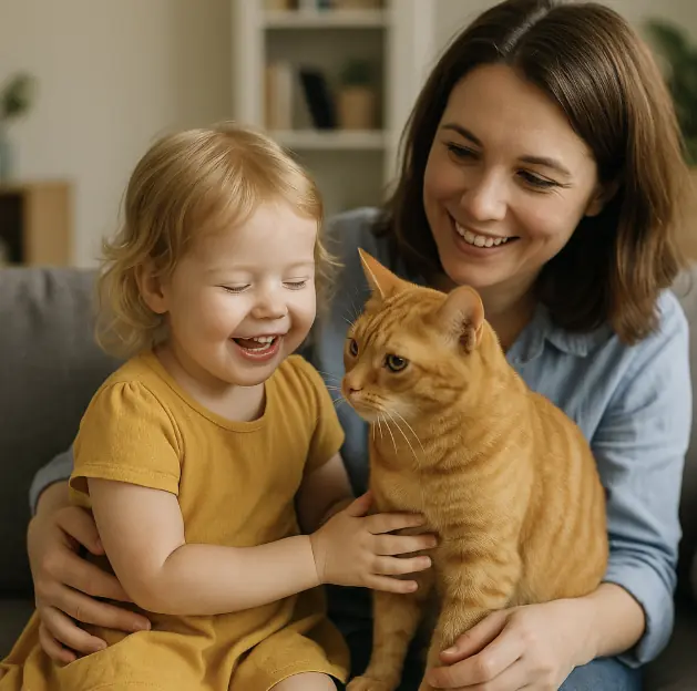 The Unexpected Gift For Our Three-year-old Daughter: Carrot The Tabby Cat And The Miraculous Change In Our Family